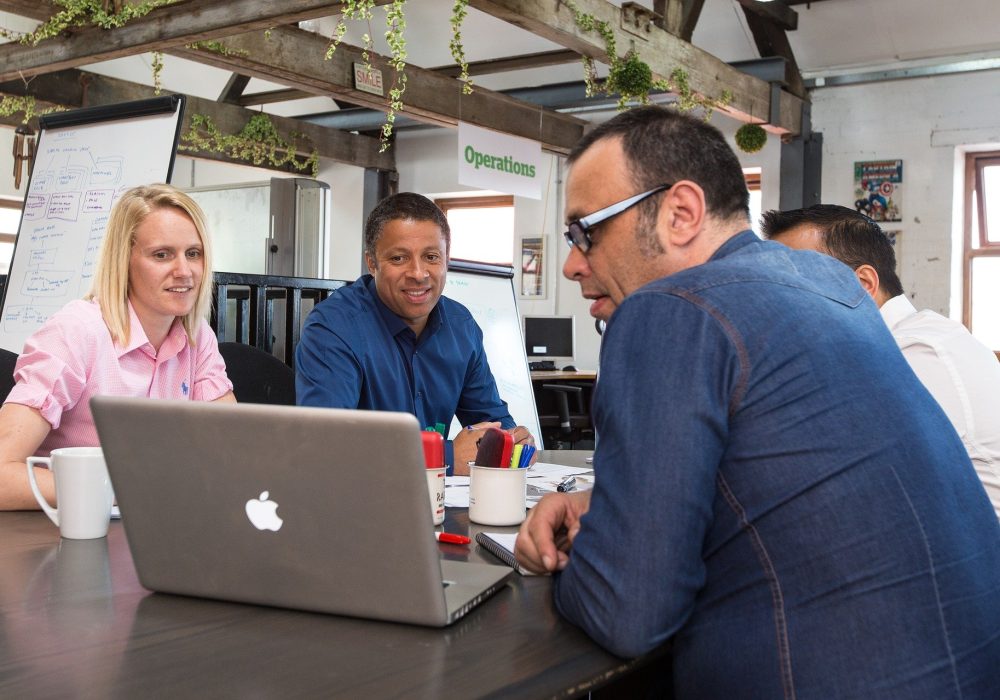 Image team working together